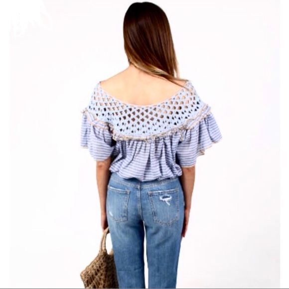 💙SOLD! Free People Allora Allora Blouse. - Picture 4 of 4